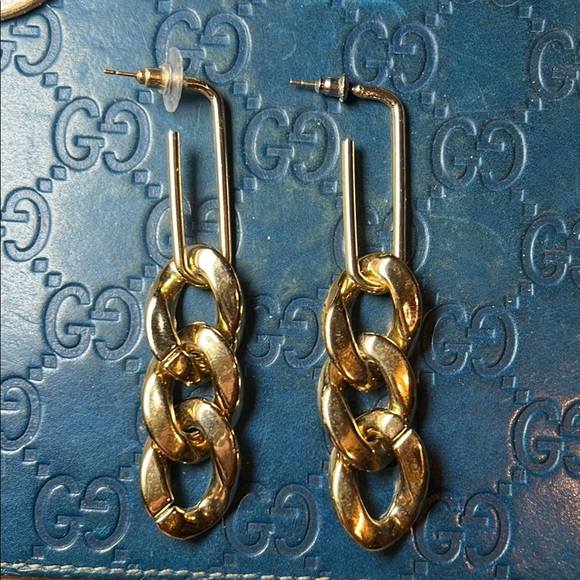 Elegant Gold and Cream Earrings Set 3 pairs - Picture 3 of 8